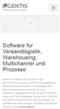 Mobile Screenshot of logentis.de
